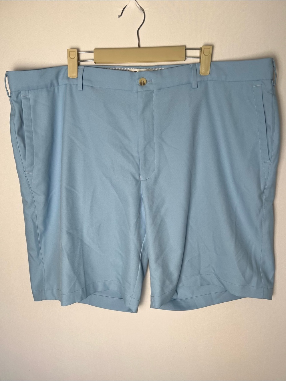 Peter Millar Crown Men’s Light Blue Performance Shorts Size 42 Golf Casual